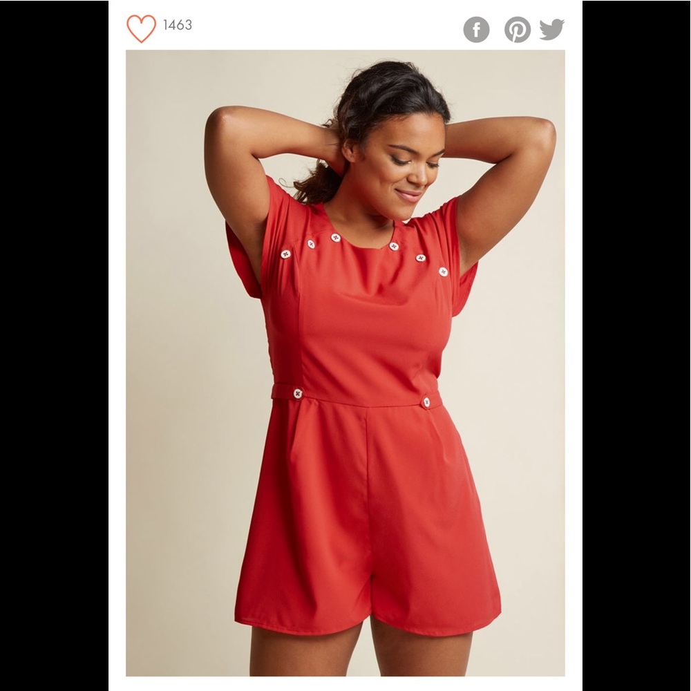 ModCloth Nostalgic discovery romper